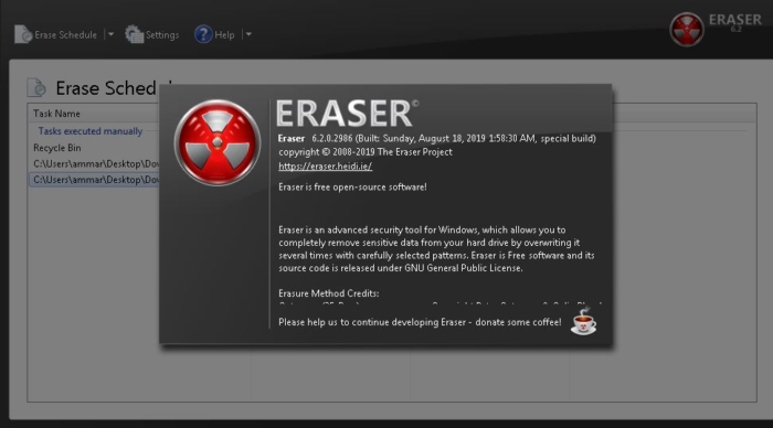  Eraser 6.2.0.2996 (64 bit)