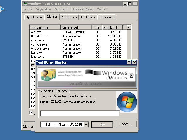 Windows-XP-Professional-5-2025-04-15-16-47-51 Windows XP Professional SP3 Evolution 5 (ConaxStore) | TR | ISO