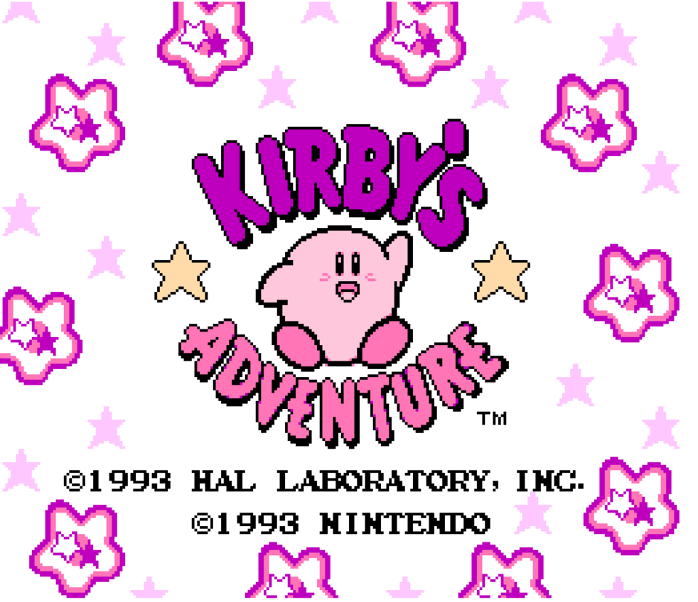 kirby's adventure cover